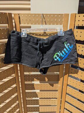 VS Pink Rolled Hem Shorts Sz L